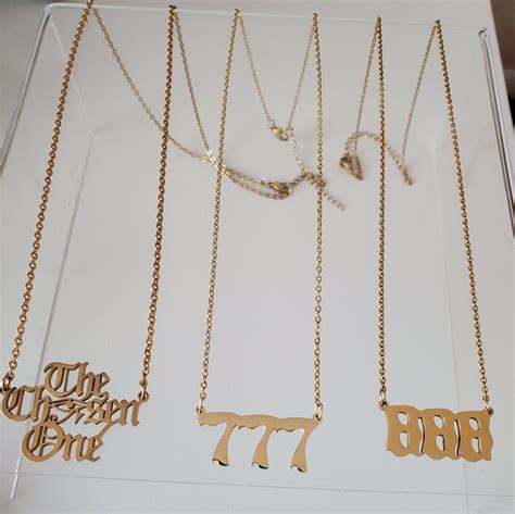 777 chain necklace